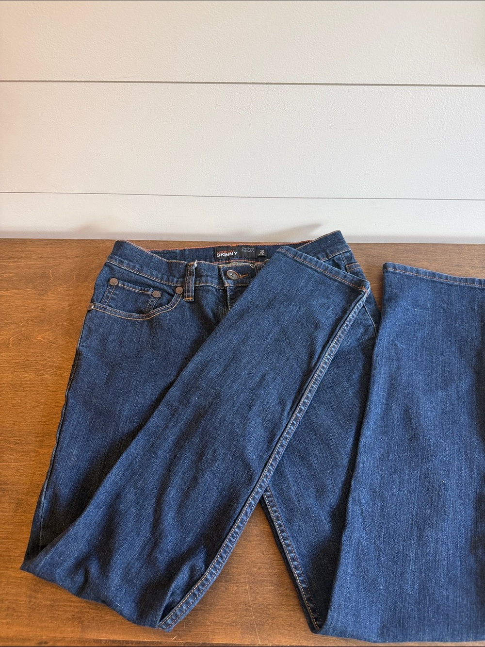 RSQ Women's Skinny Jeans — Dark Blue Denim